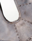 Never Mind Nmbg112B Tote Vintage Handmade Genuine Cowhide Leather Women Bag Western Handbag Purse
