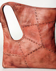 Never Mind Nmbg112E Tote Vintage Handmade Genuine Cowhide Leather Women Bag Western Handbag Purse