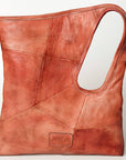 Never Mind Nmbg112E Tote Vintage Handmade Genuine Cowhide Leather Women Bag Western Handbag Purse