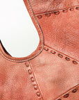 Never Mind Nmbg112E Tote Vintage Handmade Genuine Cowhide Leather Women Bag Western Handbag Purse