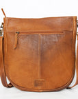 American Darling Large Crossbody Hand Tooled Genuine Leather women bag western handbag purse