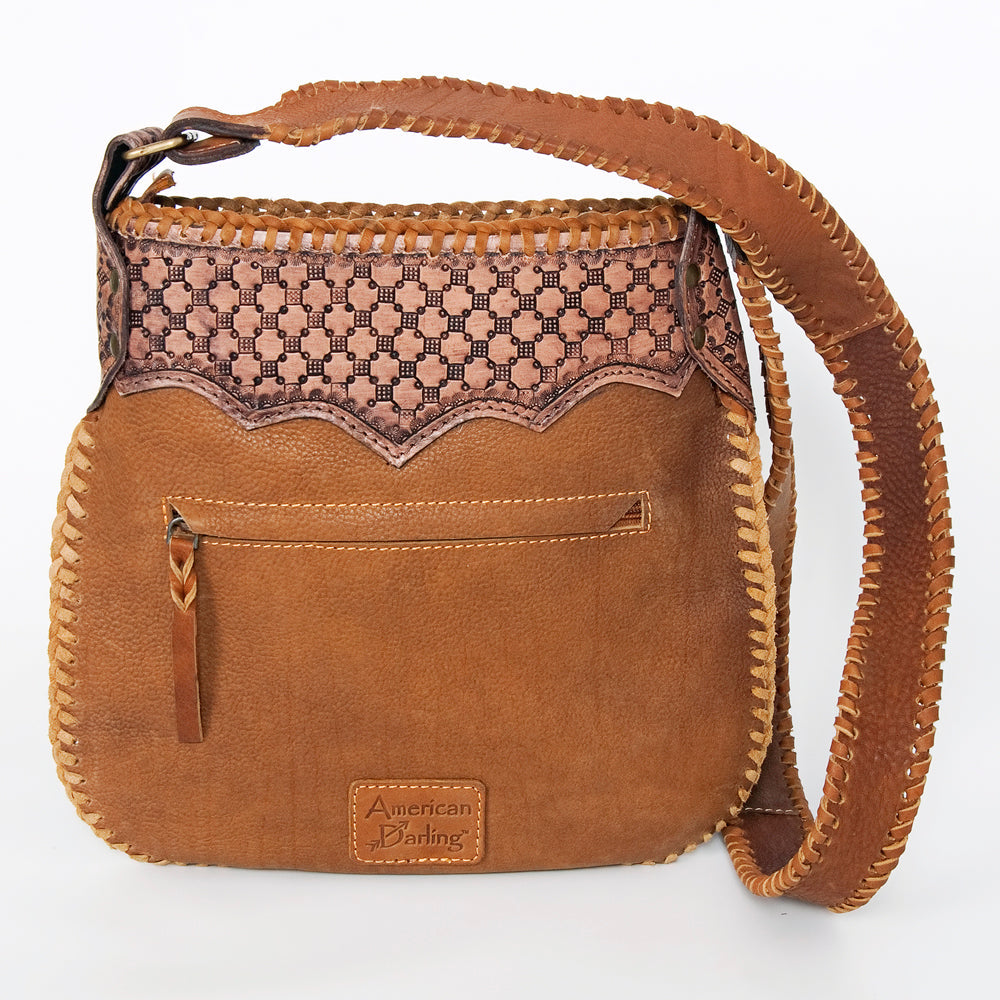 American Darling Cross Body Hand Tooled Genuine Leather women bag western handbag purse