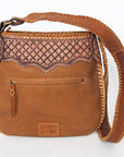 American Darling Cross Body Hand Tooled Genuine Leather women bag western handbag purse