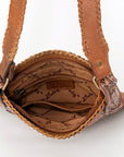 American Darling Cross Body Hand Tooled Genuine Leather women bag western handbag purse