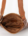 American Darling Cross Body Hand Tooled Genuine Leather women bag western handbag purse