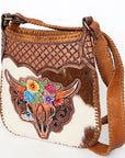 American Darling Cross Body Hand Tooled Genuine Leather women bag western handbag purse