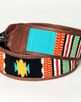 American Darling ADBT141F Saddle Blanket Genuine Leather Crossbody Handle Strap For Bags