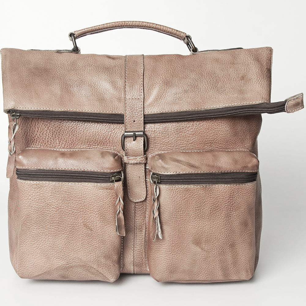 Never Mind Nmbg134B Backpack Vintage Handmade Genuine Cowhide Leather Women Bag Western Handbag Purse