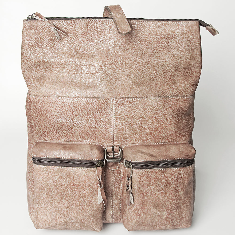 Never Mind Nmbg134B Backpack Vintage Handmade Genuine Cowhide Leather Women Bag Western Handbag Purse