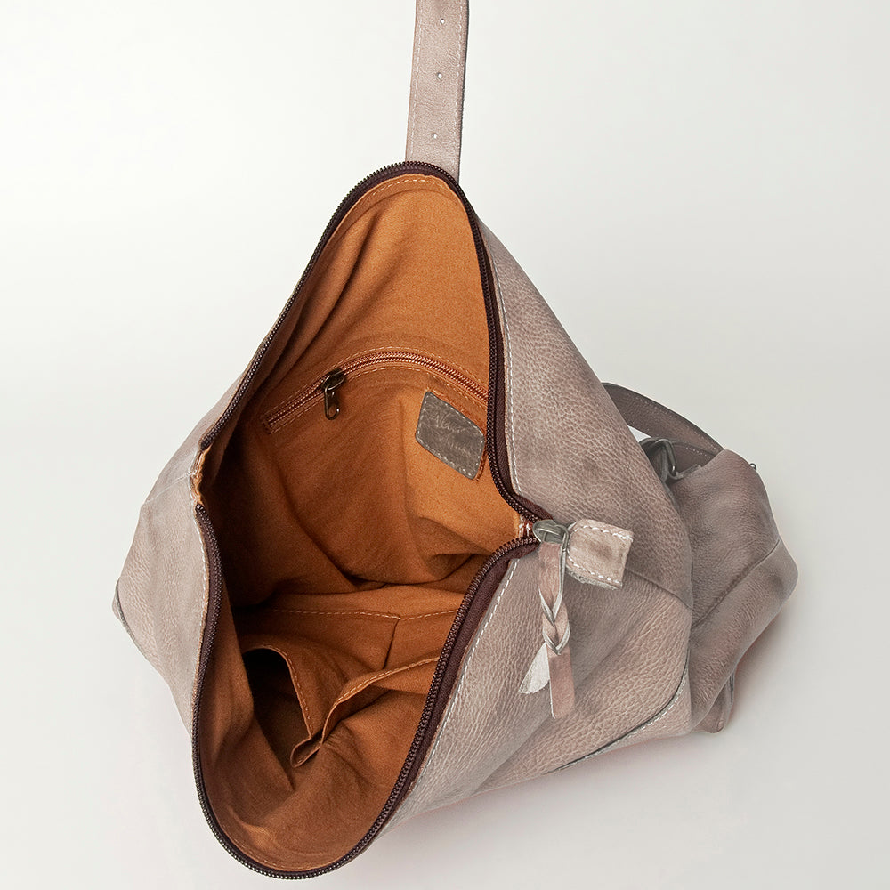 Never Mind Nmbg134B Backpack Vintage Handmade Genuine Cowhide Leather Women Bag Western Handbag Purse
