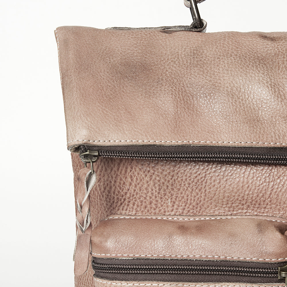Never Mind Nmbg134B Backpack Vintage Handmade Genuine Cowhide Leather Women Bag Western Handbag Purse