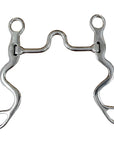 BAR H EQUINE  Western Horse 5 In Mouth Cavalry Shank Ported With Stainless Steel Bit