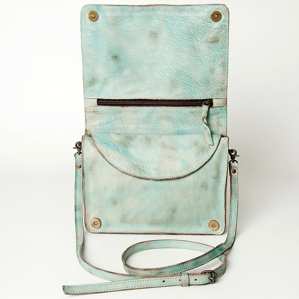 Never Mind Nmbg115D Cross Body I Vintage Handmade Genuine Cowhide Leather Women Bag Western Handbag Purse