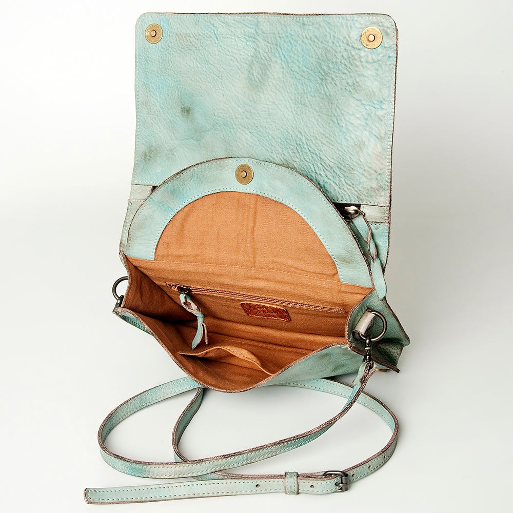 Never Mind Nmbg115D Cross Body I Vintage Handmade Genuine Cowhide Leather Women Bag Western Handbag Purse