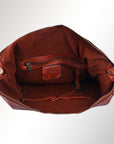 Spaghetti Western Swc142Acg Hobo Vintage Handmade Drum Dyed Genuine European Cowhide Leather Women Bag Western Handbag Purse