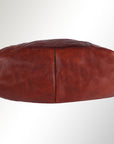 Spaghetti Western Swc183Cg Hobo Vintage Handmade Drum Dyed Genuine European Cowhide Leather Women Bag Western Handbag Purse