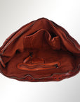 Spaghetti Western Swc188Cg Tote Vintage Handmade Drum Dyed Genuine European Cowhide Leather Women Bag Western Handbag Purse