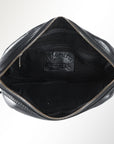 Spaghetti Western Swc200Blk Wristlet Vintage Handmade Drum Dyed Genuine European Cowhide Leather Women Bag Western Handbag Purse