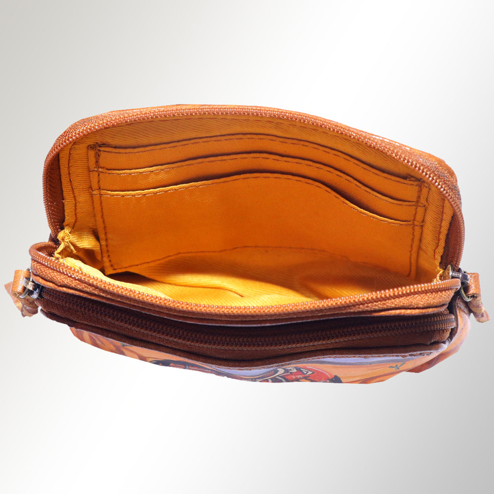 American Darling Coin Purse Genuine Leather women bag western handbag purse