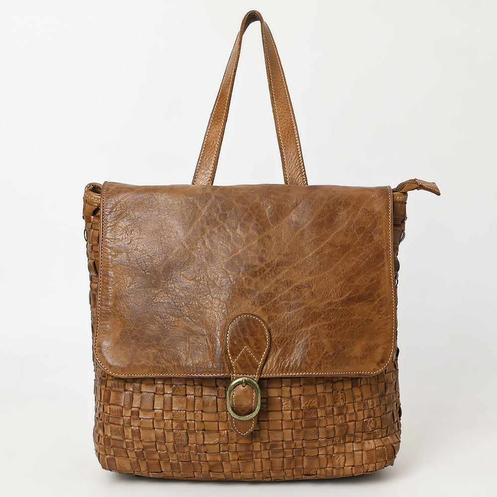 Never Mind Nmbgm115A Backpack Vintage Handmade Genuine Cowhide Leather Women Bag Western Handbag Purse