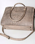 American Darling Briefcase Hand Tooled Genuine Leather Women Bag Western Handbag Purse