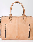 American Darling Briefcase Hand Tooled Genuine Leather Women Bag Western Handbag Purse