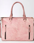 American Darling Briefcase Hand Tooled Genuine Leather Women Bag Western Handbag Purse