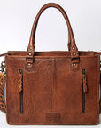 American Darling Briefcase Hand Tooled Saddle Blanket Genuine Leather women bag western handbag purse