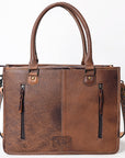 American Darling Briefcase Hand Tooled Saddle Blanket Genuine Leather women bag western handbag purse