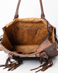 American Darling Briefcase Hand Tooled Saddle Blanket Genuine Leather women bag western handbag purse