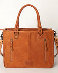 American Darling Briefcase Hand Tooled Saddle Blanket Genuine Leather women bag western handbag purse