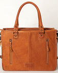 American Darling Briefcase Hand Tooled Saddle Blanket Genuine Leather women bag western handbag purse