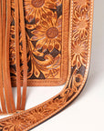 American Darling Briefcase Hand Tooled Saddle Blanket Genuine Leather women bag western handbag purse