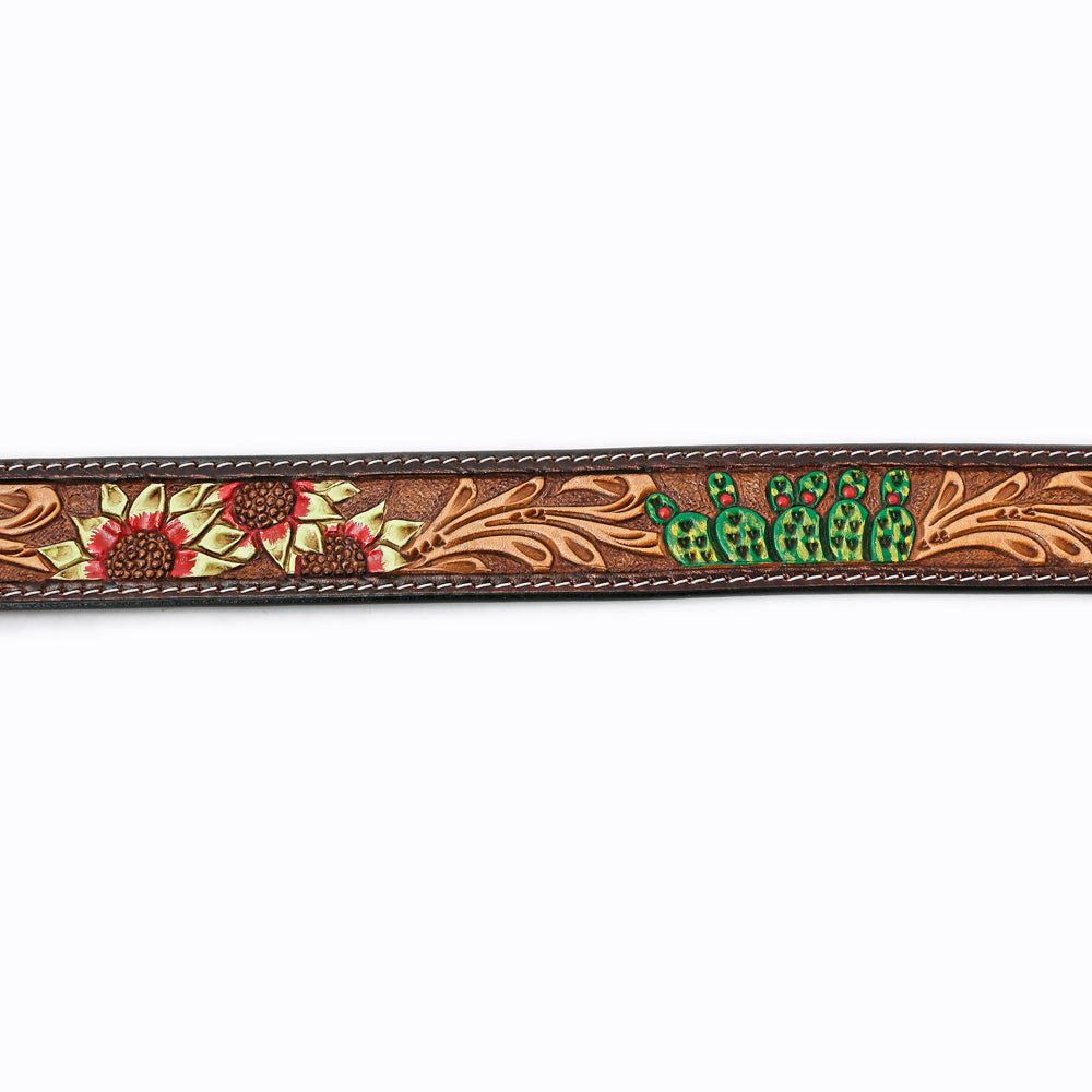 American Darling Beautifully Hand Tooled Genuine American Leather Belt Men and  Women