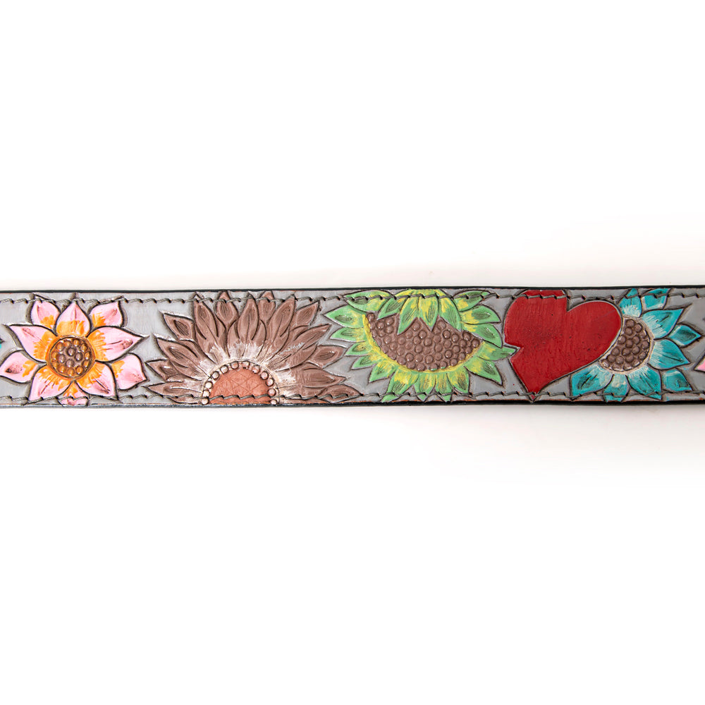 American Darling Beautifully Hand Tooled Genuine American Leather Belt Men and  Women