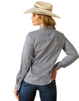 Ariat Women's Black Iris Stripe Kirby Pro Shirt