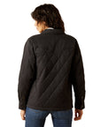 Ariat Women's Black Grizzly Quilted Barn Jacket