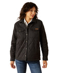 Ariat Women's Black Grizzly Quilted Barn Jacket
