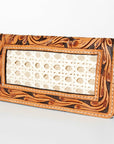 American Darling Clutch Hand Tooled Genuine Leather Women Bag Western Handbag Purse