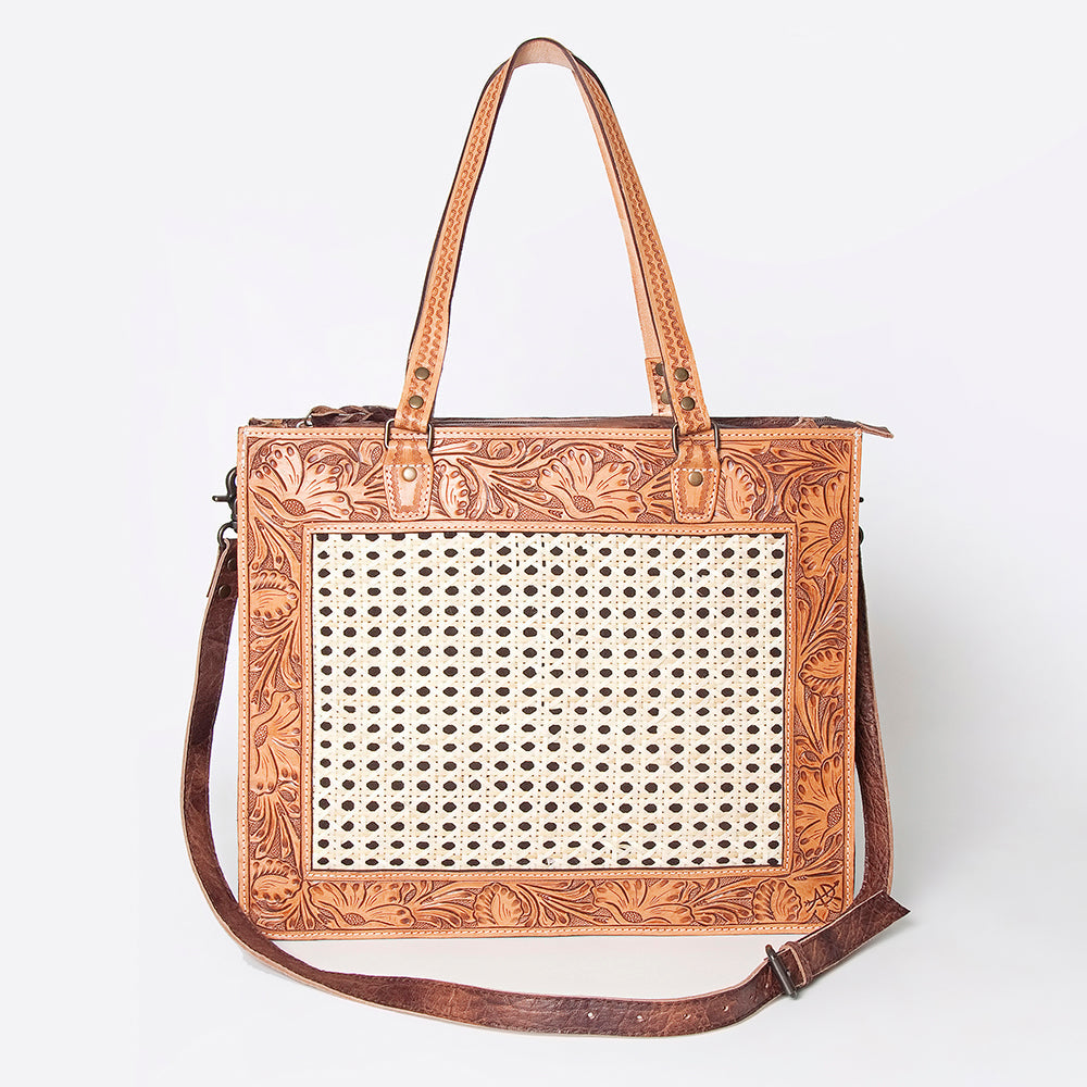 American Darling ADBG780A Tote Hand Tooled Genuine Leather Women Bag Western Handbag Purse
