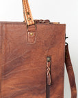 American Darling ADBG780A Tote Hand Tooled Genuine Leather Women Bag Western Handbag Purse