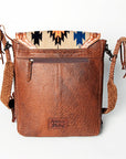 American Darling ADBGZ595B Cross Body Hand Tooled Saddle Blanket Genuine Leather women bag western handbag purse