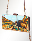 American Darling Wristlet Genuine Leather Women Bag Western Handbag Purse