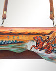 American Darling Small Crossbody Genuine Leather women bag western handbag purse