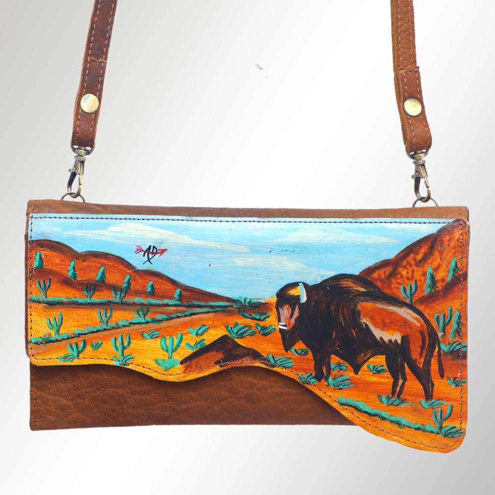 American Darling Small Crossbody Genuine Leather women bag western handbag purse