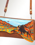 American Darling Small Crossbody Genuine Leather women bag western handbag purse