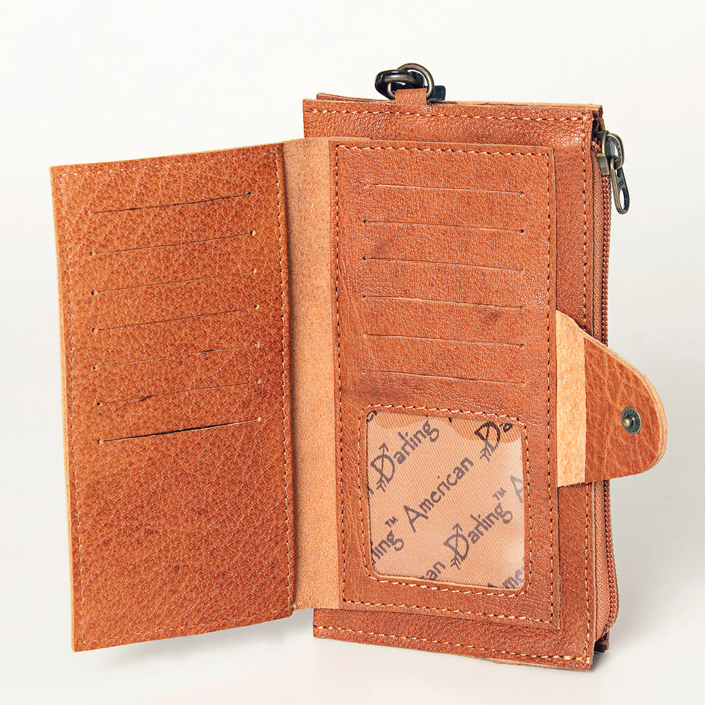 American Darling Card-Holder Genuine Leather women bag western handbag purse