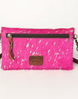 American Darling Hair On Genuine Leather Women Bag Western Handbag Purse