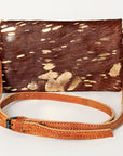 American Darling Hair On Genuine Leather Women Bag Western Handbag Purse