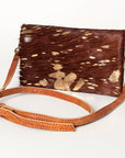 American Darling Hair On Genuine Leather Women Bag Western Handbag Purse